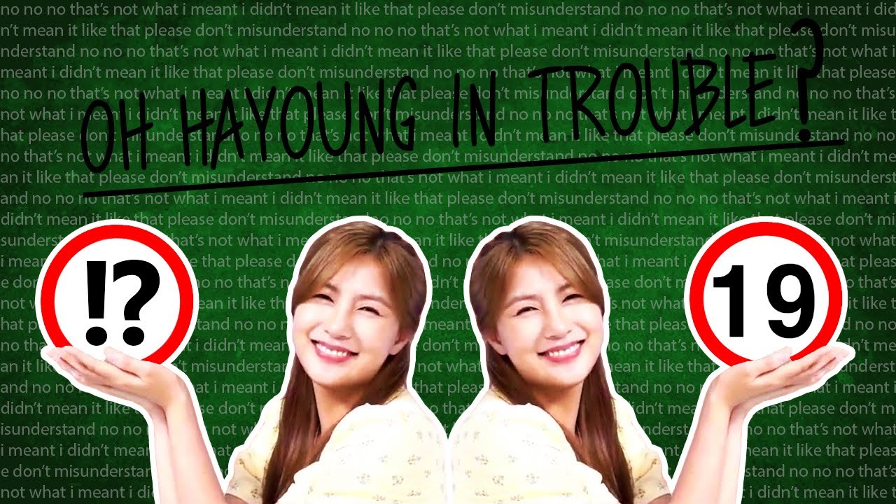 • apink hayoung causing trouble wherever she goes •