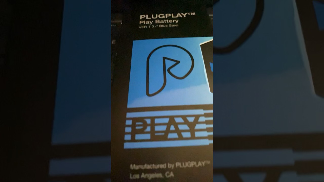 Blue Play Battery #faded #420 #roadto1k #blue #plug #play #battery
