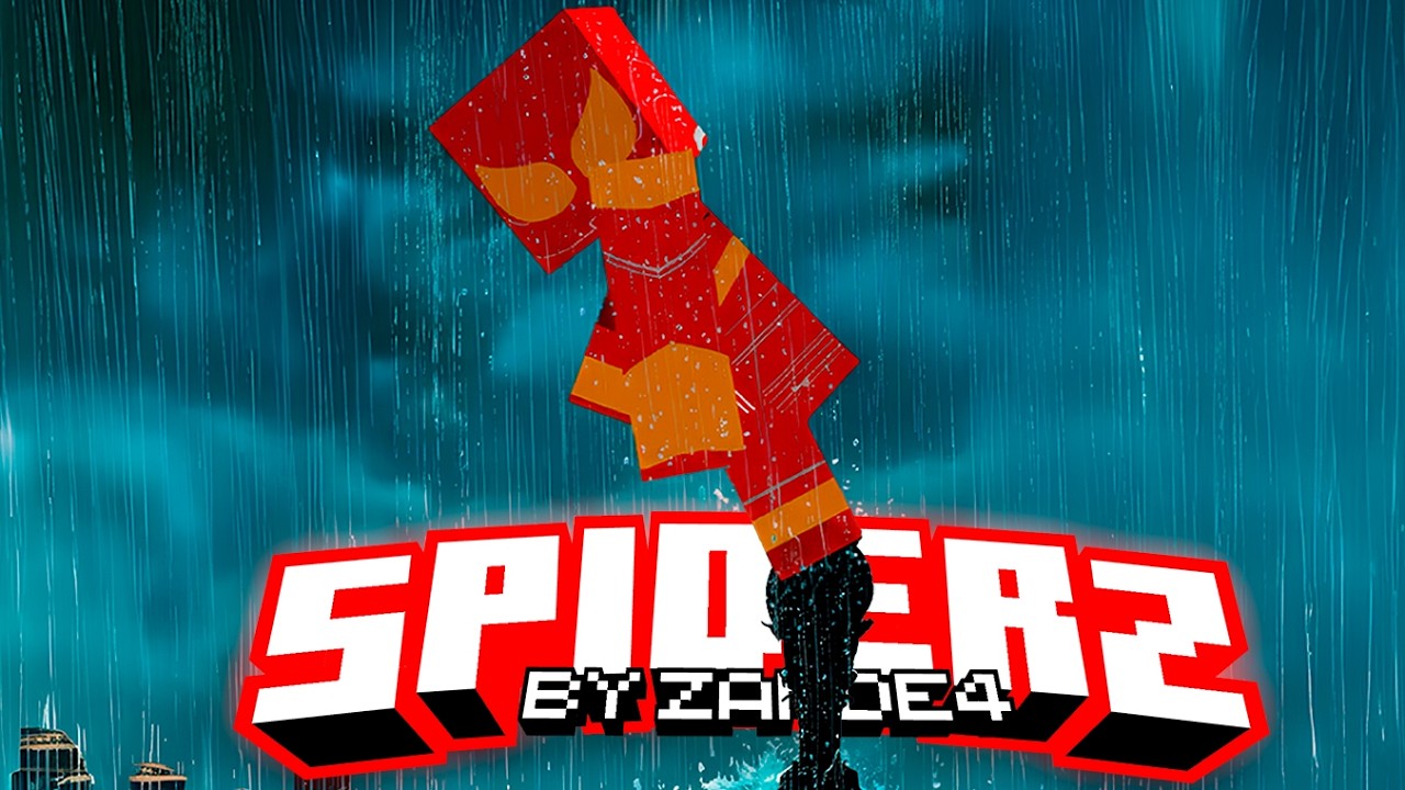 NOVA ADDON REALISTA DE HOMEM ARANHA! #minecraftaddon #spiderman #addonhomemaranha #topaddons1 #addon