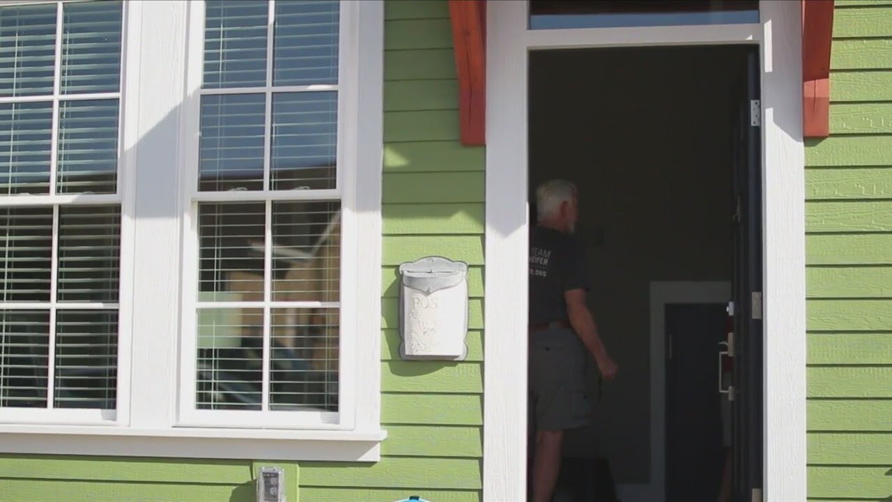 Tiny homes built to combat rising rates of homelessness