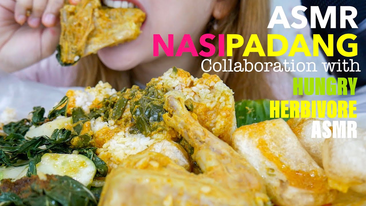 #11 Request ASMR Nasi Padang Collab with Hungry Herbivore ASMR | ASMR Indonesia