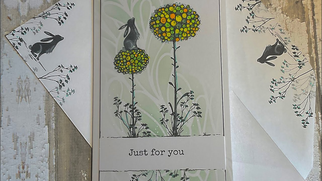 Pipin Amongst The Glow Flowers by Jo Rice #laviniastamps #cardmaking