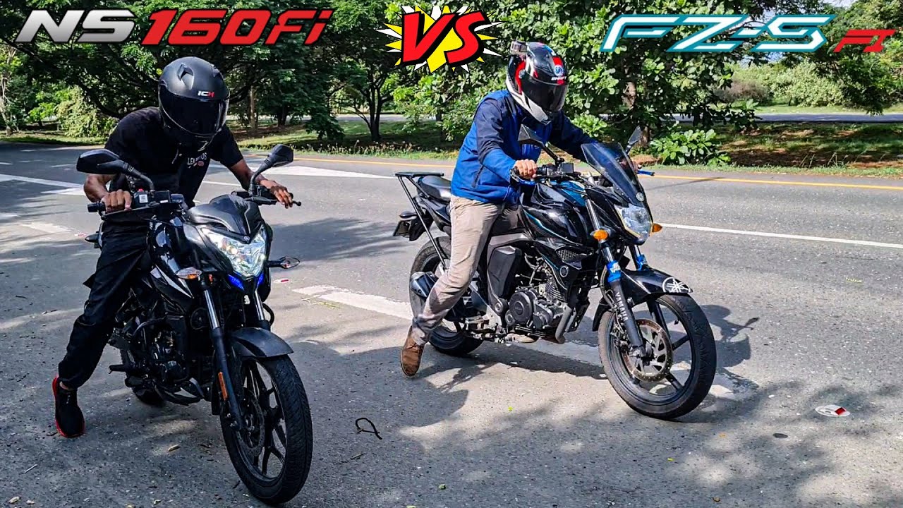 Pulsar NS 160 FI VS Yamaha FZ 150 2.0 😱🔥Drag Race |Top End