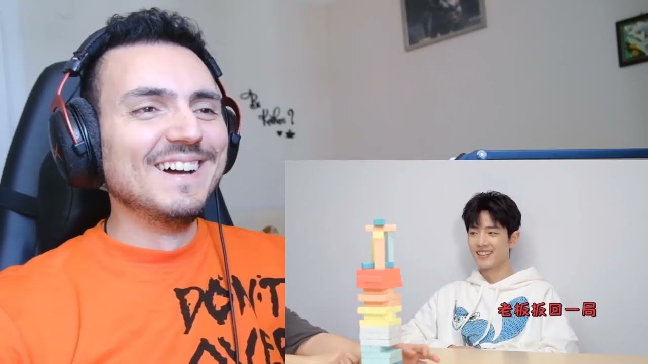 Xiao Zhan: Play games! 肖战 快乐发电站 玩游戏 Reaction
