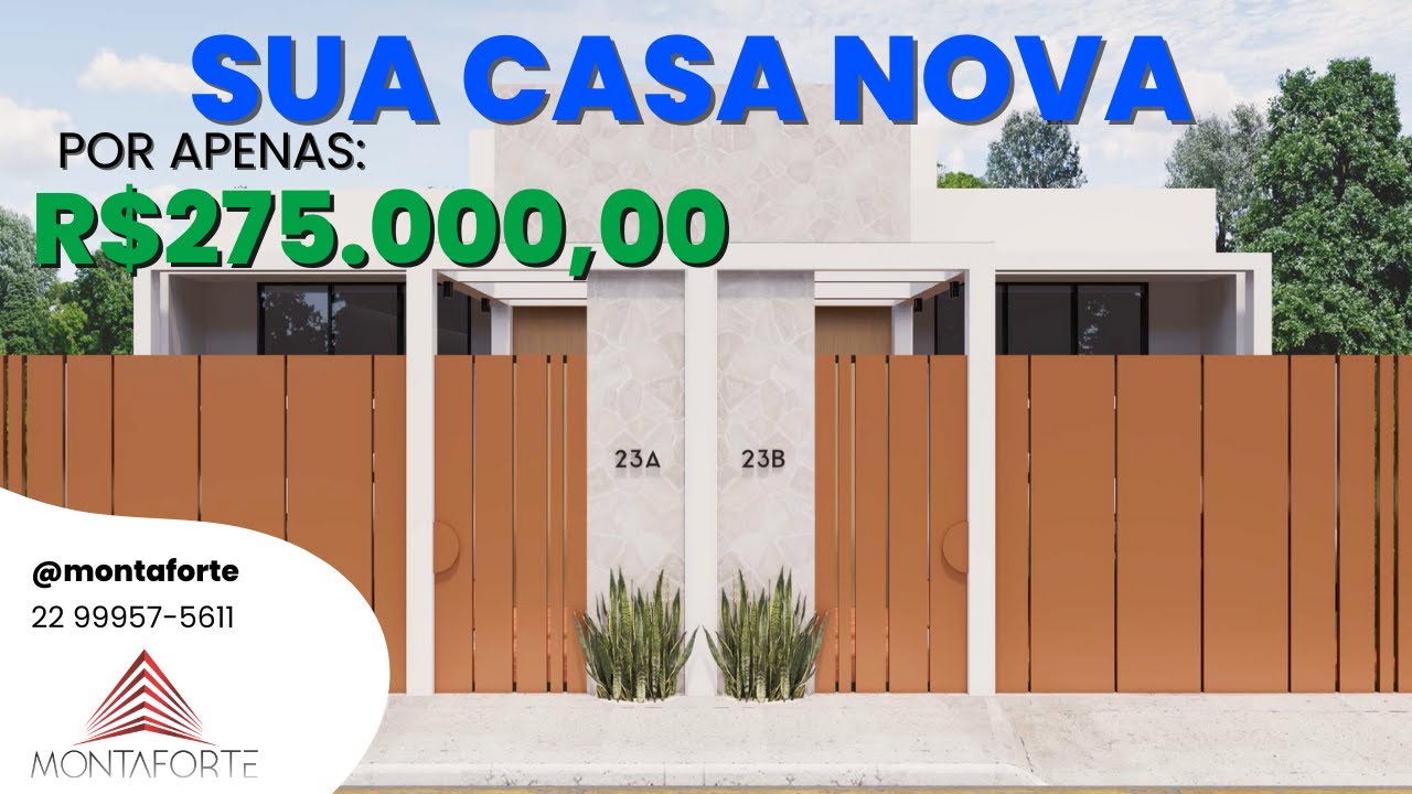 Casa Geminada Constru&iacute;da com EPS.