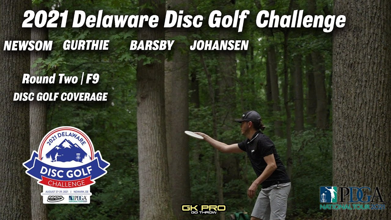 2021 Delaware Disc Golf Challenge | RD2 F9 | Newsom, Gurthie, Barsby, Johansen