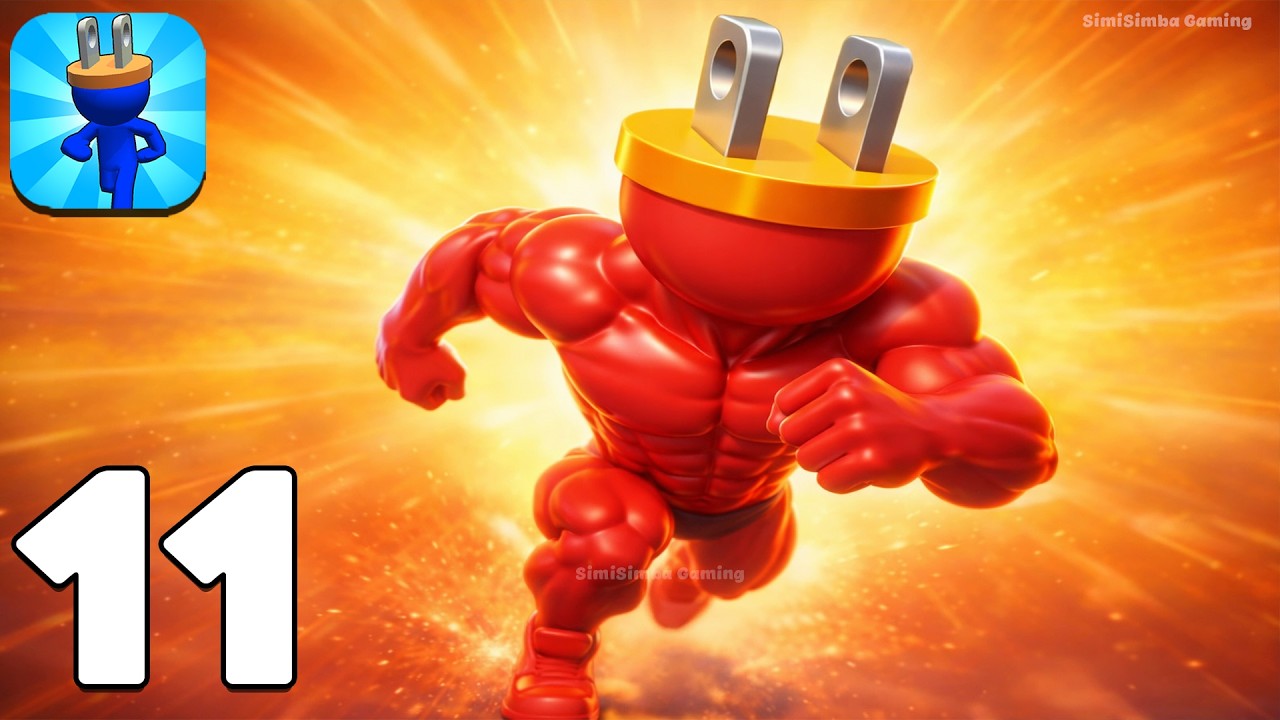 ⚡Plug Head Race Gameplay Walkthrough Part 12 – Charge Up, Run & Win (Android, iOS)