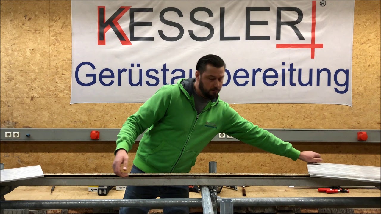 Layher Stapel-/Kombiboden Reparatur mit Aluminium Belag