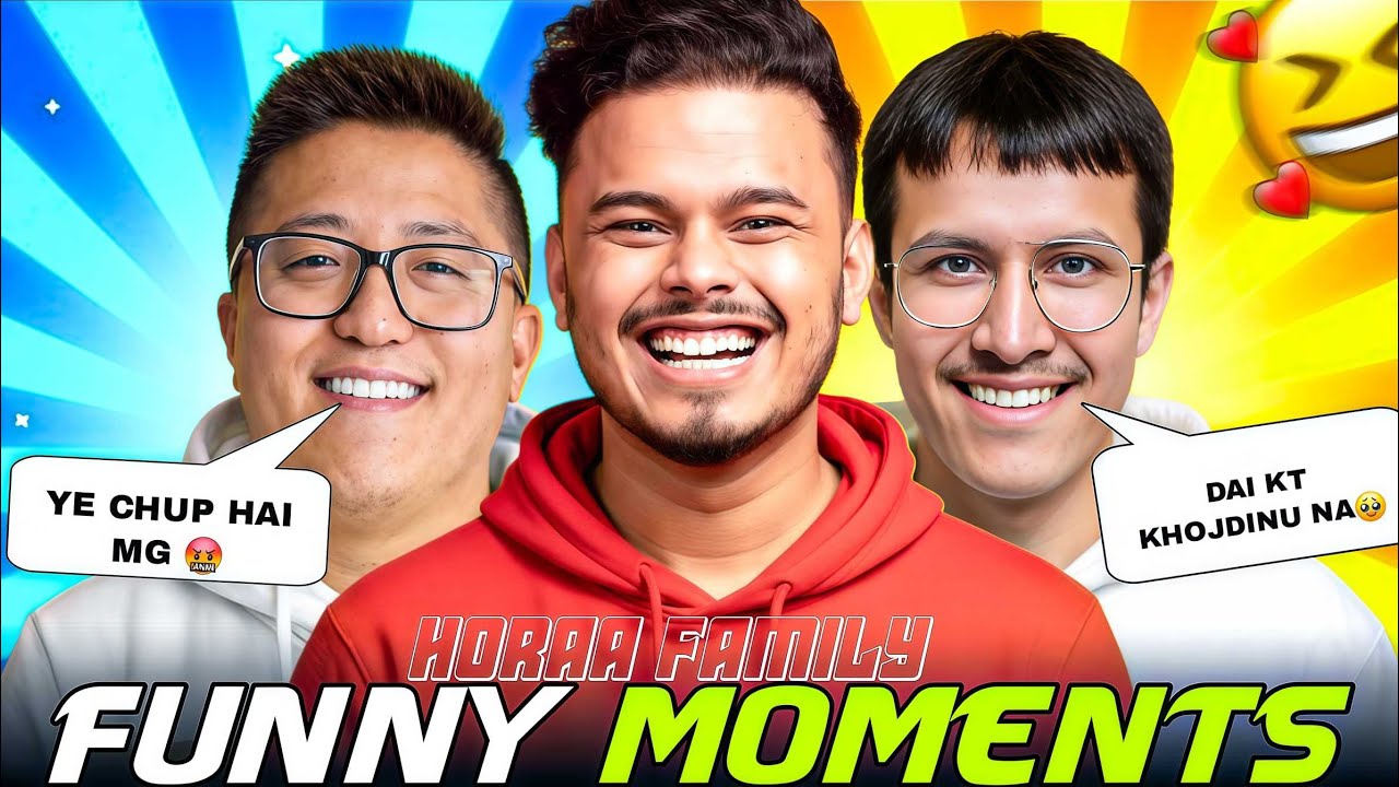 CR7HORAA & HORAAFAMILY  PUBG MOBILE  NONSTOP FUNNY MOMENTS 🤣 (EPISODE268) @cr7horaaYT 