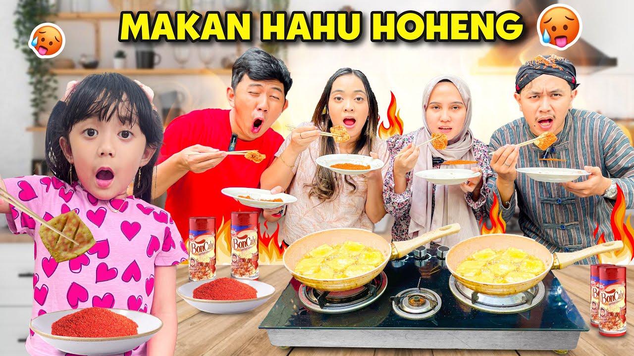 TANTANGAN MAKAN HAHU HOHENG VIRAL PEDAS DAN PANAS BANGET !! 😱🔥
