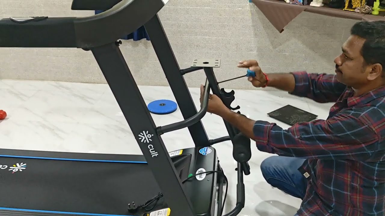 fitkit by cult ft200m 4.5hp peak treadmill installation full video//#treadmill #cult #culttreadmill
