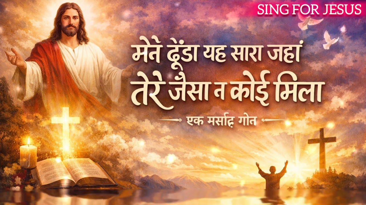मैने ढूंढा यह सारा जहां मसीह गीत | maine dhunda yah sara jaha tere jaisa n koi Mila | Christian song