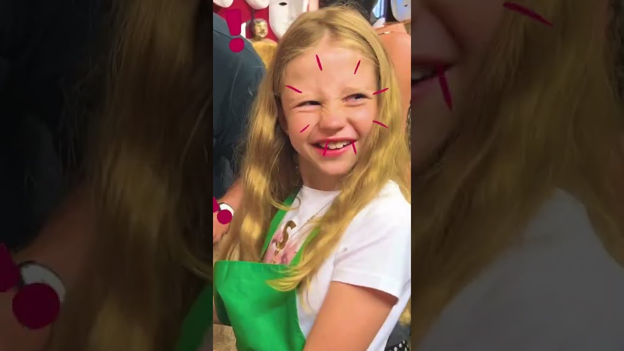 Nastya and dad make Venetian masks #Shorts