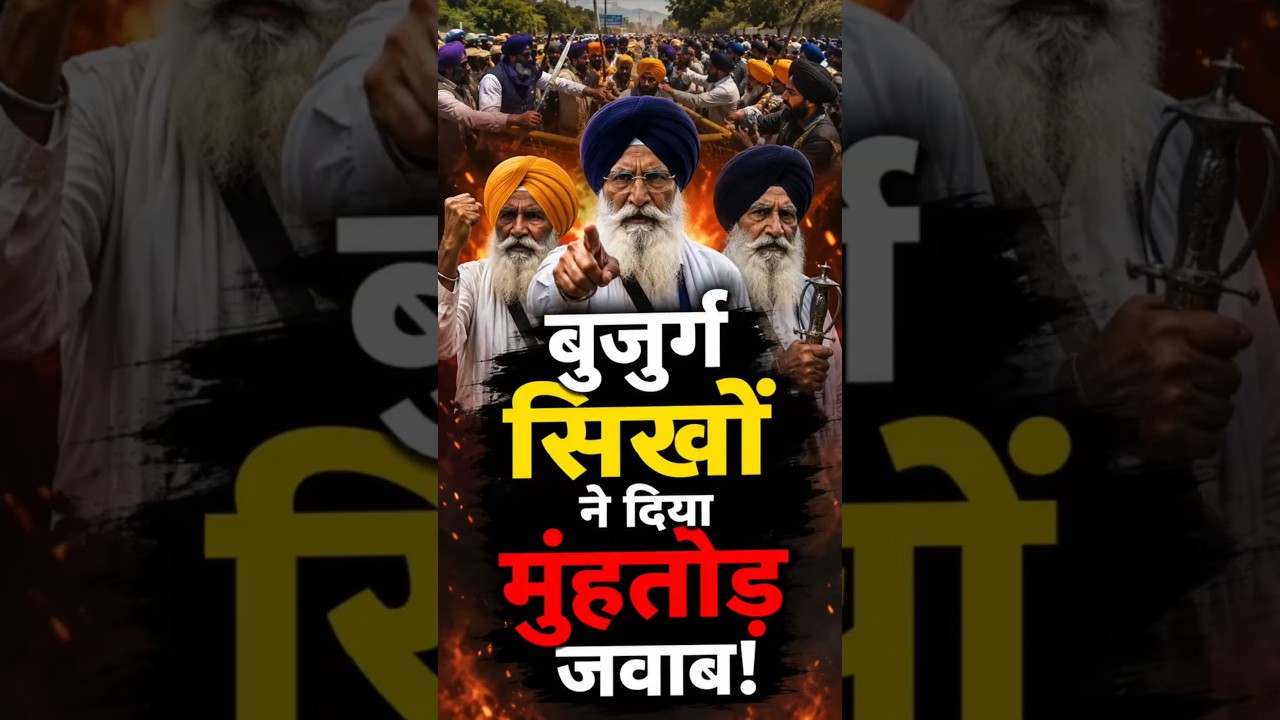 बुजुर्ग सिखों ने दिया मुंहतोड़ जवाब!