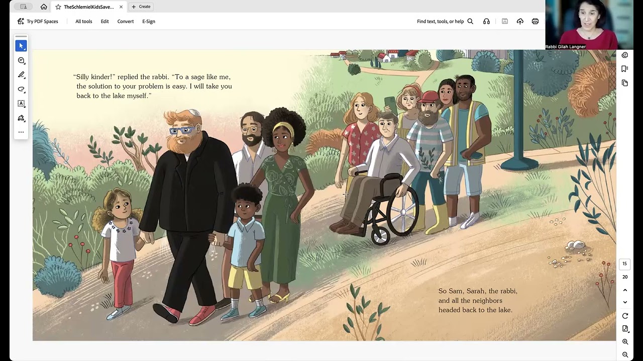 Rabbi Story Hour, Episode 2:  The Schlemiel Kids Save the Moon by Audrey Barbakoff