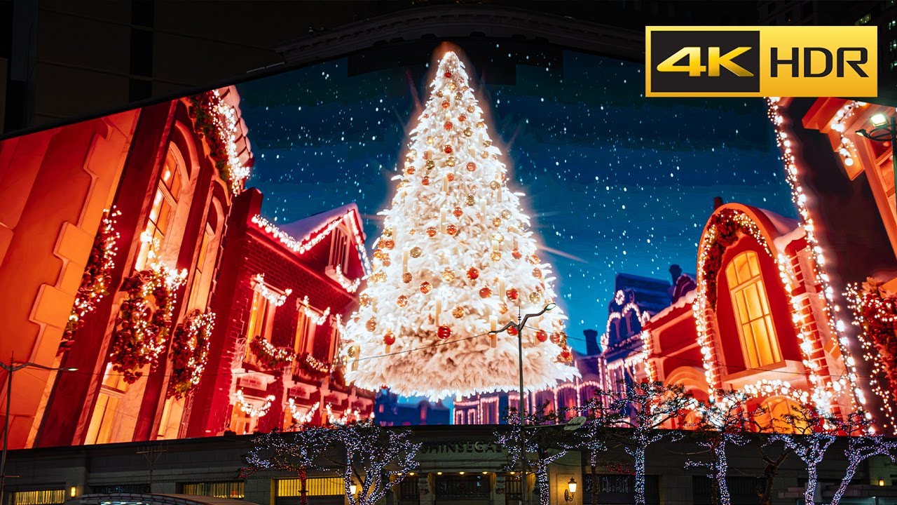 Beautiful Seoul Christmas Lights 2024 ✨🎄Begins | Korea Winter Travel 4K HDR