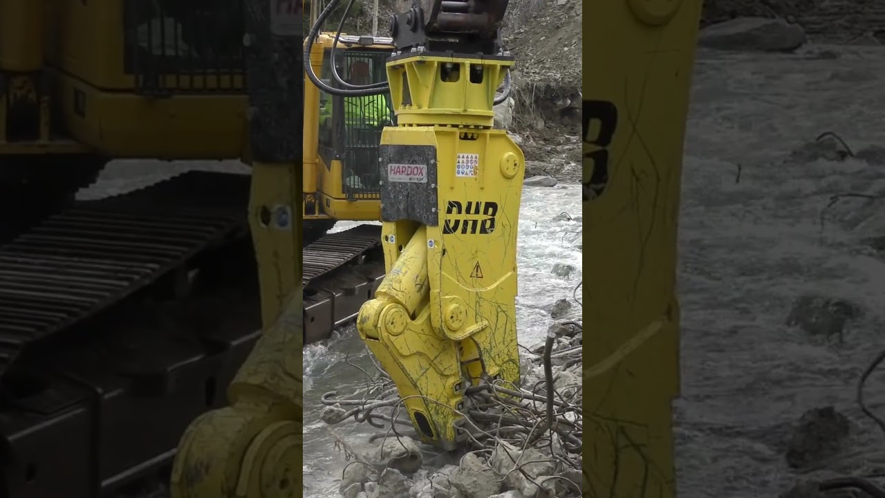 Rotating pulverizer DHB RP 20 #demolition #heavymachinery #excavator