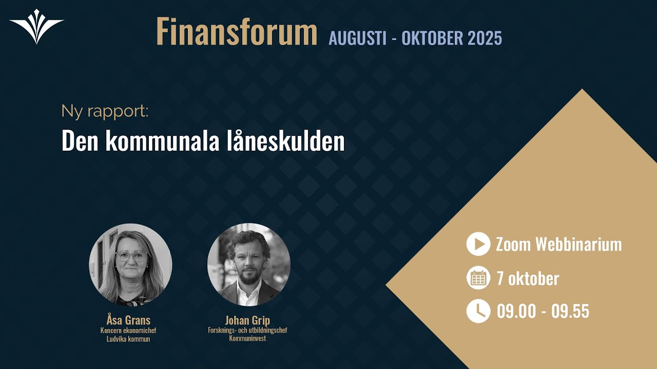 Ny rapport: Den kommunala låneskulden