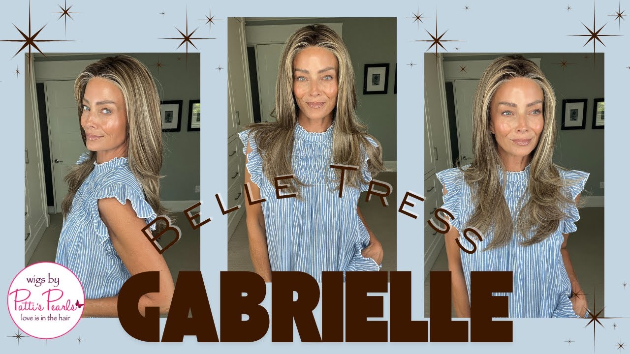 Gabrielle by Belle Tress in Brown Sugar Cookie-R | WigsByPattisPearls.com Wig Review