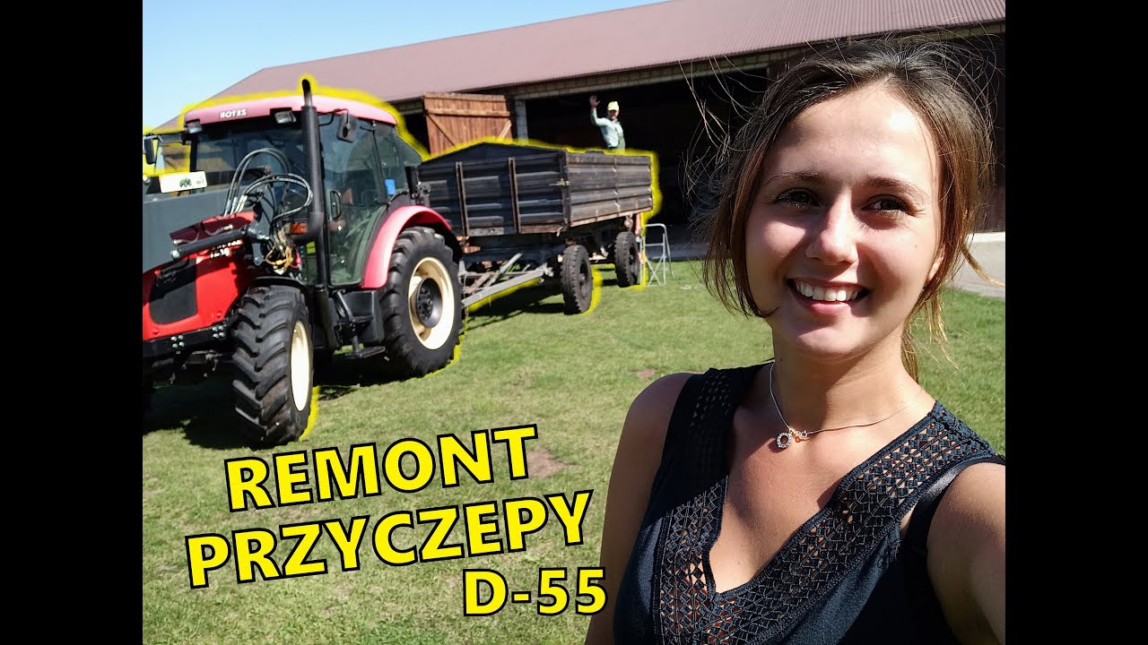 REMONT PRZYCZEPY - WYMIANA BURT NA NOWE W D-55 |AgroLovers