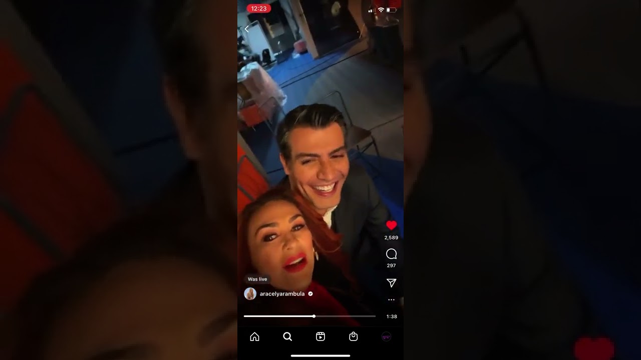 Aracely Arámbula Instagram “live” - August 2022