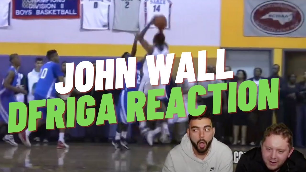 DFriga Reaction To John Wall High School MIX | HARD ASF! 🔥