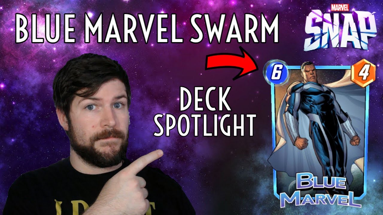 Best Beginner Marvel SNAP Deck! Blue Marvel Swarm - Deck Spotlight - Marvel SNAP