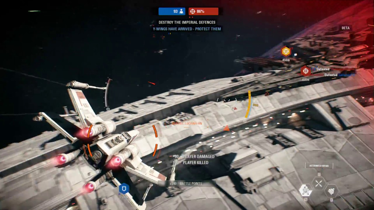 Multiplayer Rebellen vs Imperium Raumkampf - [001] - Star Wars  Battlefront II (2017) 