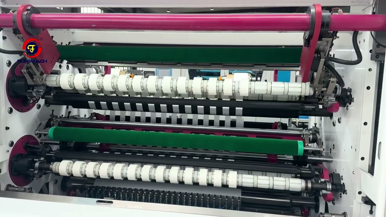 Fully Automatic Masking Tape Slitting Rewinding Machine/Four-shaft Air Blade Slitter#slitter