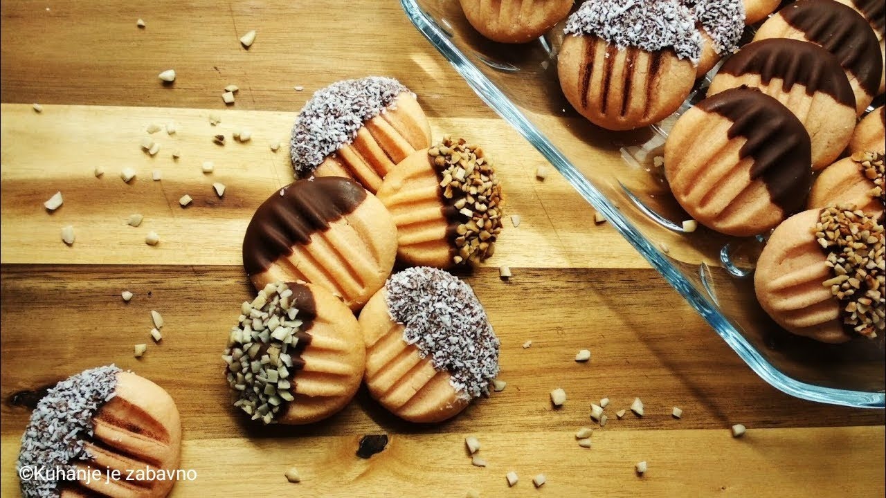 Jednostavni PUDING {jagoda} KEKSIĆI bez praška i jaja ~ Einfache Puddingkekse ~ Pudding biscuits #83
