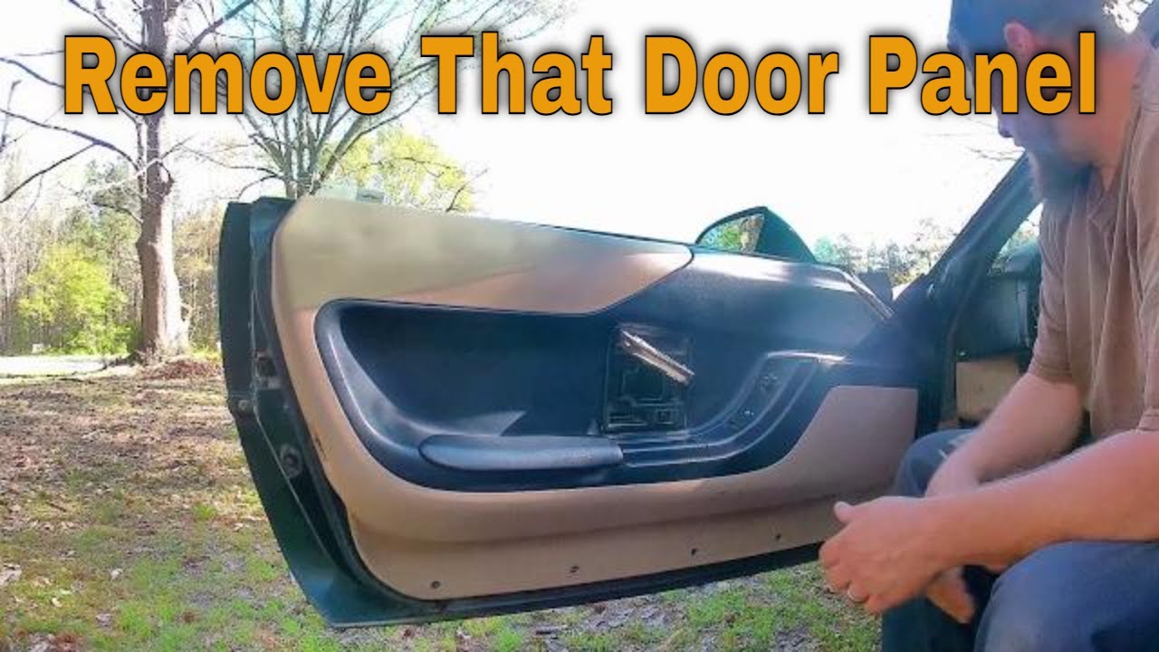 How to C4 Corvette Door Panel Removal / Installation