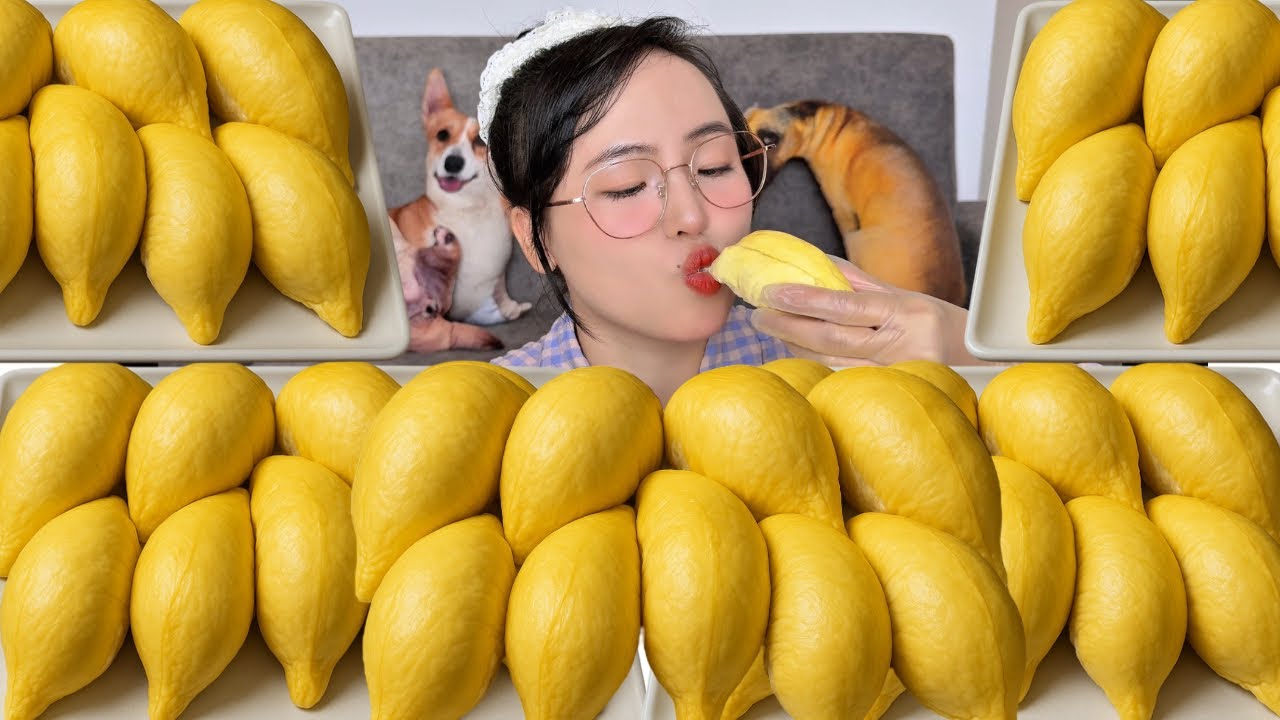 Mukbang Sầu Riêng Thái Hạt Hơi Lép 🤣 Thai Durian Mukbang