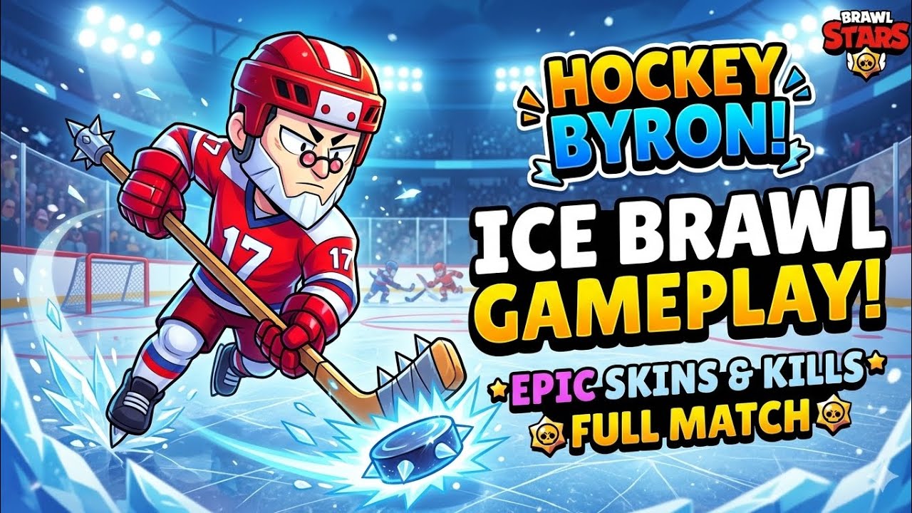 Brawl Stars gameplay part 2 : Byron's Hockey Brawl 