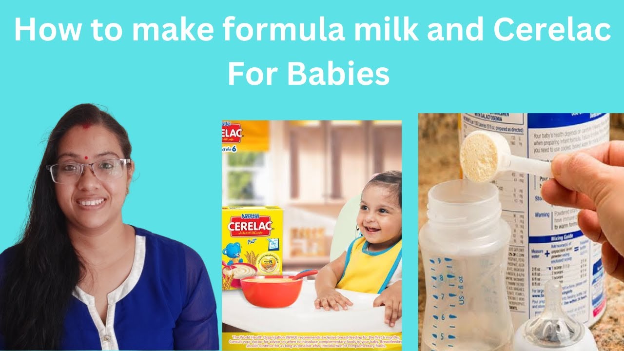 How to make formula milk and Cerelac For Babies/शिशुओं के लिए फॉर्मूला दूध और सेरेलेक कैसे बनाएं
