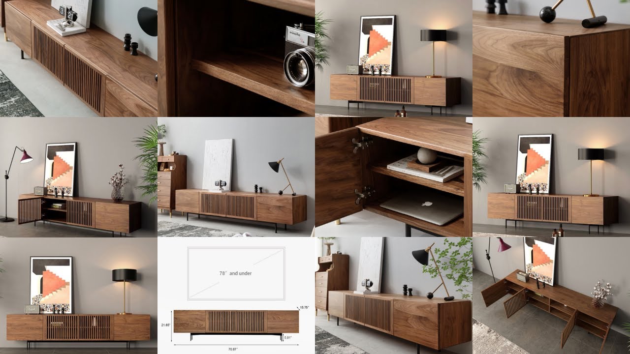 The best modern home furniture Wooden TV stand TS1010WD18 Povison