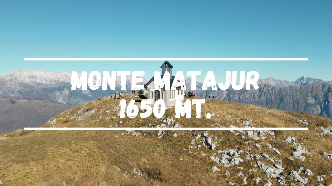 Drone Video Monte Matajur 1650 mt. Cividale, Friuli Venezia Giulia, Italy