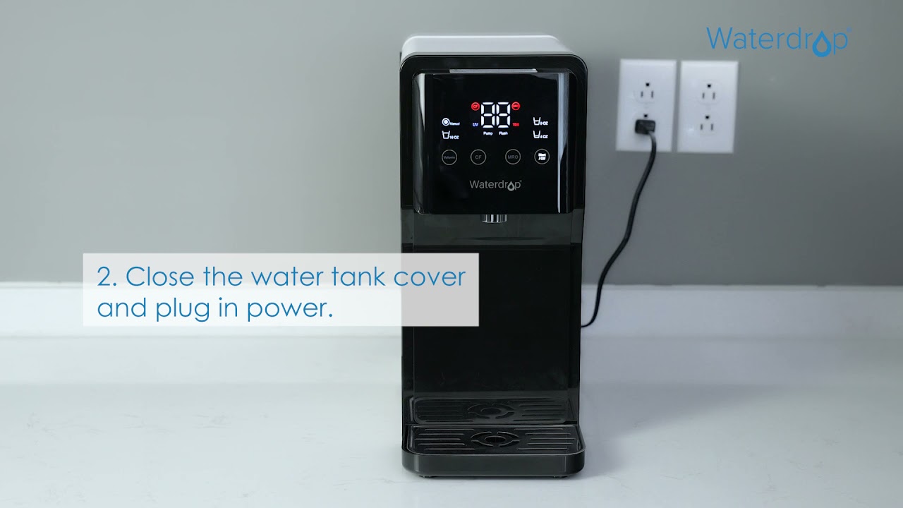 Waterdrop N1 Countertop Reverse Osmosis Water Filtration System DIY Installation