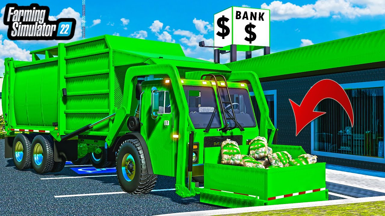 ROBBING BANKS IN GARBAGE TRUCK! (UNDERCOVER) | FS22