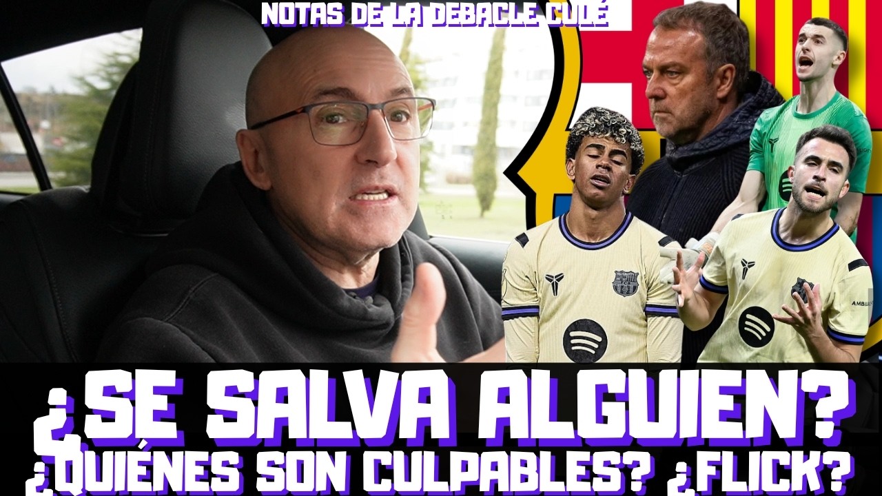 ¿SE SALVA ALGUIEN DEL BARCELONA? LAMINE YAMAL, JOAN GARCIA, FLICK... NOTAS DE LA GOLEADA vs ATLETI