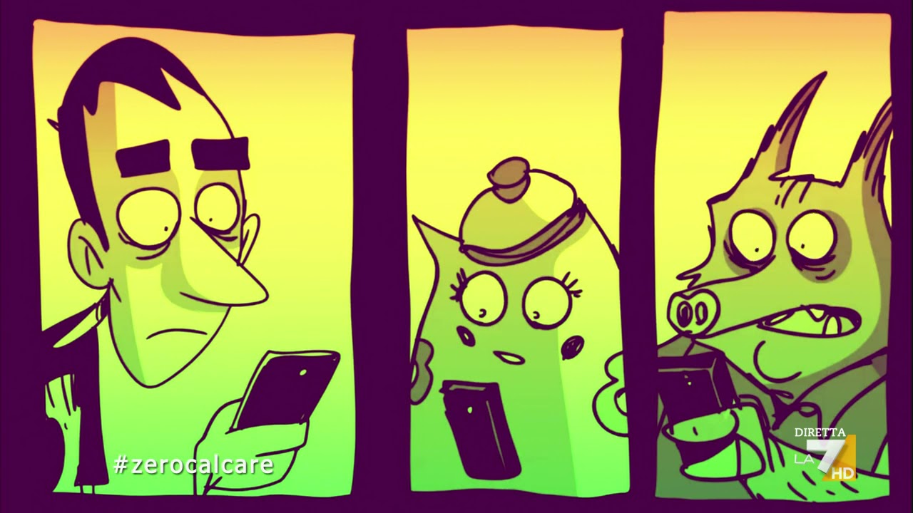 Il cartoon di Zerocalcare: 