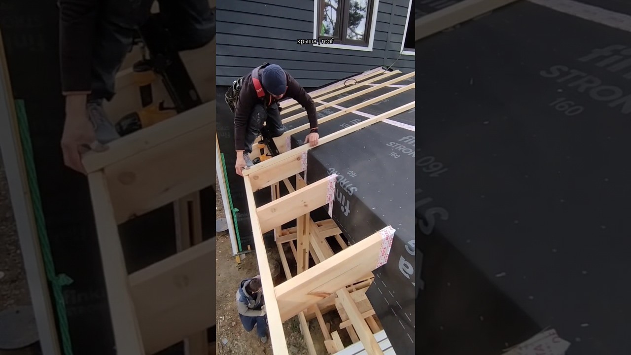 Веранда/Terrace 20м&sup2;. Подготовка под черепицу/Preparation for shingles. #diy #woodworking #roofing