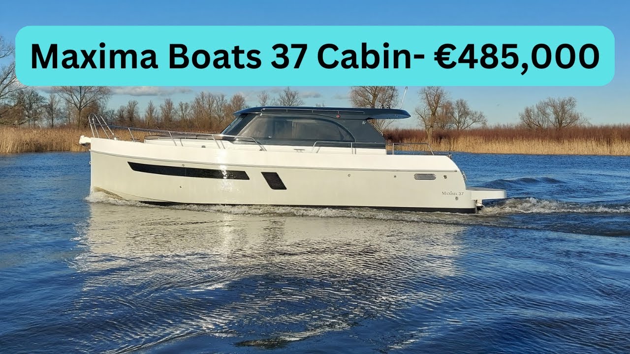 Экскурсия по выставке лодок — Maxima Boats 37 Cabin — 485 000 евро