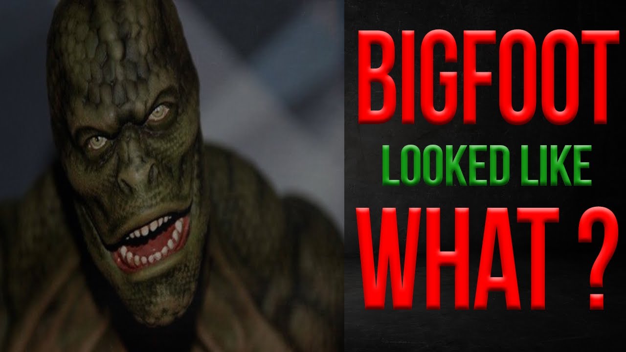 Bigfoot With Lizard Skin? Maybe it Wasn't a Bigfoot.