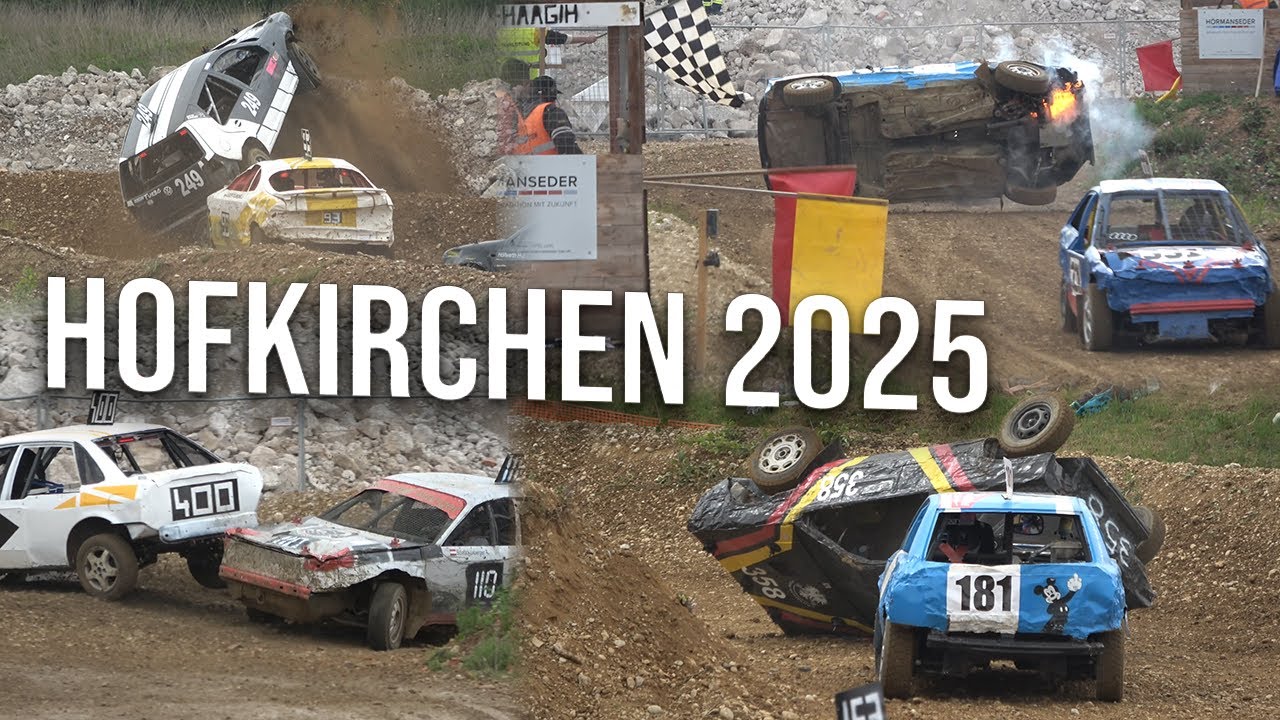 Stock-Car Hofkirchen 2025 | Überschläge, Dreher & Feindkontakt