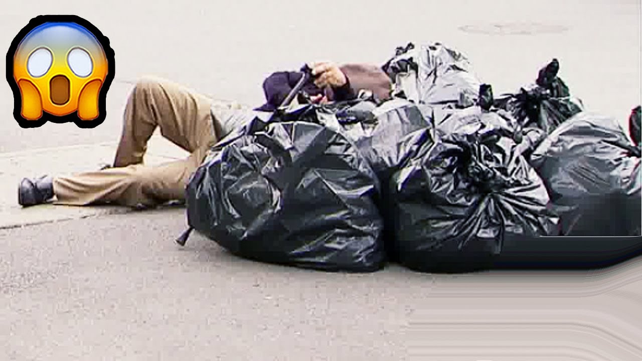 Man Found In Trash...