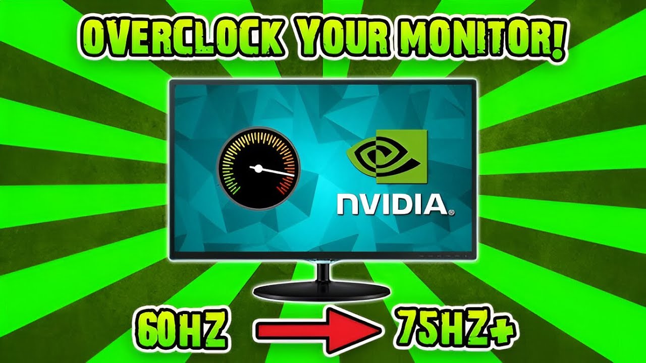 How to Overclock Monitor Hz in NVIDIA Control Panel