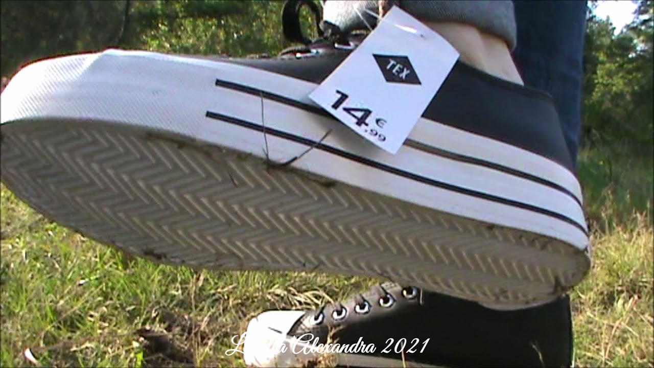 My new black leather platform sneakers Tex preview