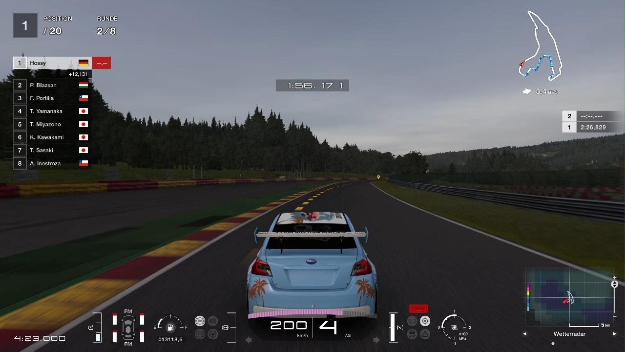 Gran Turismo 7_weekly challange cw08 Circuit de Spa Touring car 700