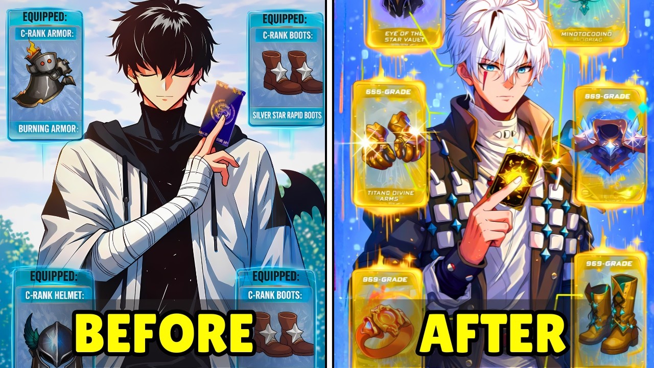 They Stripped Him to C-Rank&hellip; Now He&rsquo;s Back With GOD-Tier Gear! | Manhwa Recap