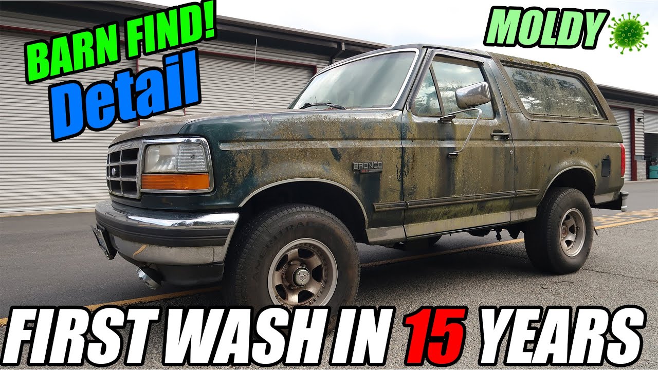 I FOUND AN ABANDONED 1993 FORD BRONCO | RESCUE RESTORATION DETAIL! | *Shocking Results*